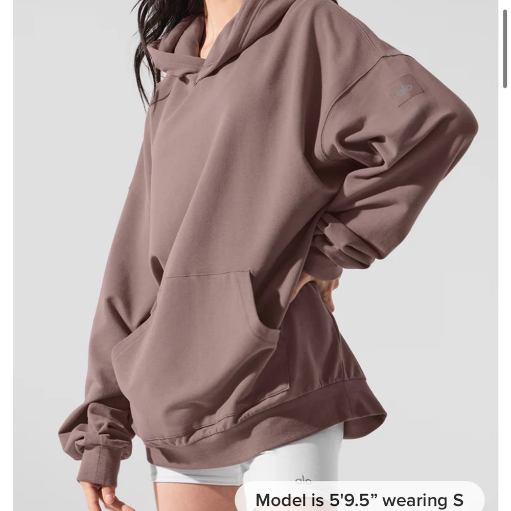 ALO Yoga Women's Double Take Hoodie - Color Mushroom